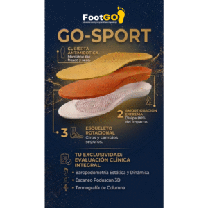 Plantilla ortopédica deportiva FootGO SPORT para running y máximo rendimiento